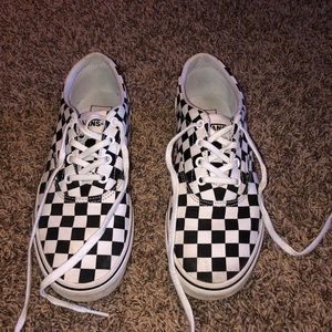 Checkered Vans